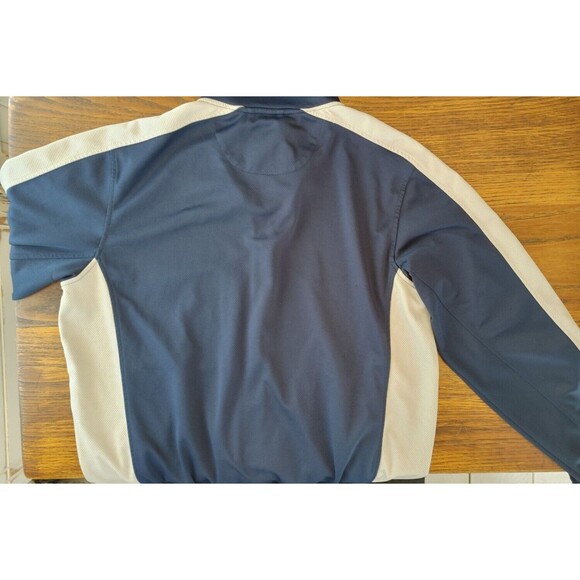 Patriots Warm Up Jacket NFL Chest Logo Plain Back L - Picture 5 of 5